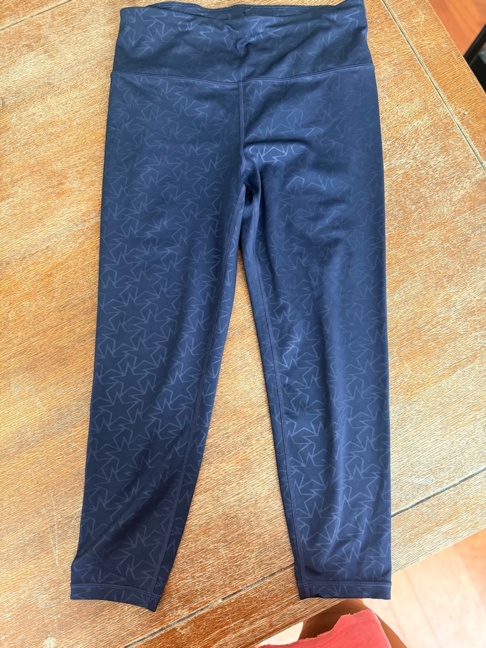 Navy Star Print Active Leggings